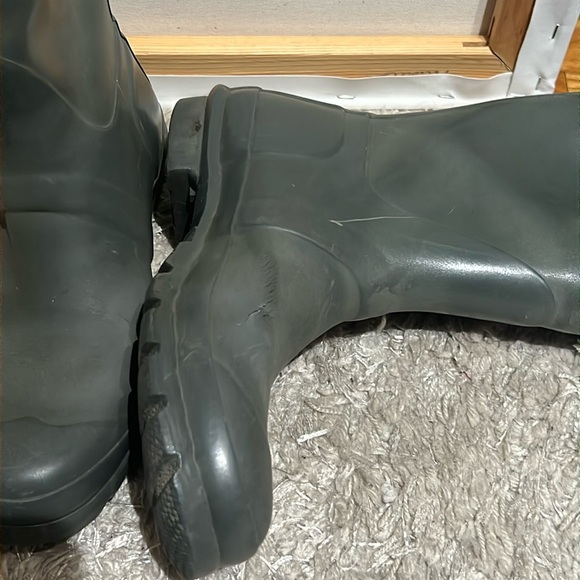 -Hunter Grey Tall Rain Boots - Picture 13 of 16